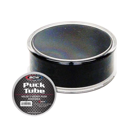 Hockey Puck Display Case - Crystal Clear, Stackable, 1 ct