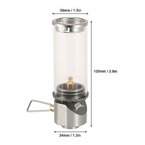 Lixada Lamp Light Butane Gas Light Lantern Outdoor Use Only for Camping Picnic Self-Driving (Gas Light Lantern)