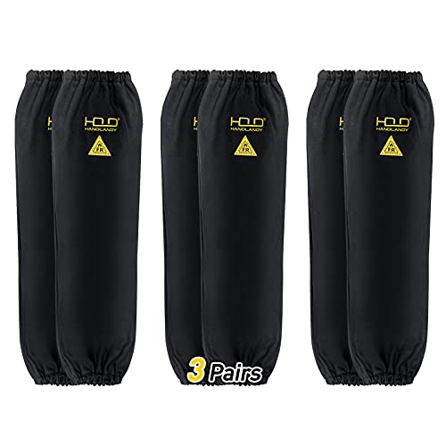 HANDLANDY Flame Resistant Welding Sleeves Arm Protection for Men and Women