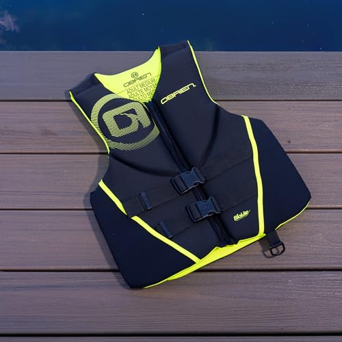Men's Neoprene Life Jacket - USCGA Approved - Yellow - X-Large