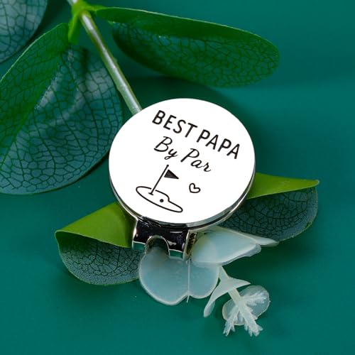 Magnetic Golf Ball Marker Hat Clip - Best Papa by Par