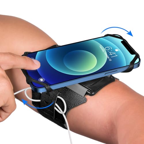 360° Rotatable Phone Armband for 4-6.7 Inch Smartphones