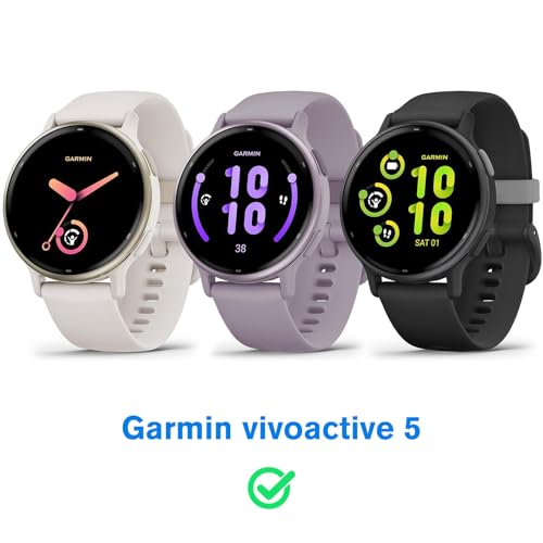 Garmin Vivoactive 5 Screen Protector Case - Clear x 3 Packs