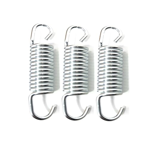 BEITESI 3.4 Inch Replacement Trampoline Springs 3-Pack, Durable Galvanized