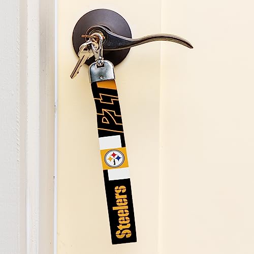 Rico Industries NFL Football Standard Wrist Lanyard Key Chain, Cute