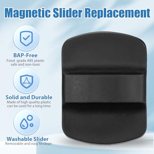Magnetic Slider Replacement for Tumbler Lids - 5 Pack