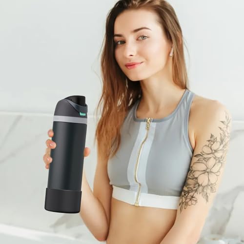 Silicone Protective Boot for 24 oz Water Bottles - Anti-Slip Sleeve - Black