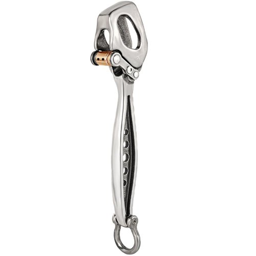 XINDA Climbing Stop Descender,Belaying and Rappelling Gear,Stainless Steel Descender for Working at Height, Rock Climbing,Descent Device