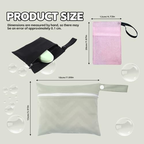 Travel Soap Bag Set - Waterproof & Leakproof Soap Pouches