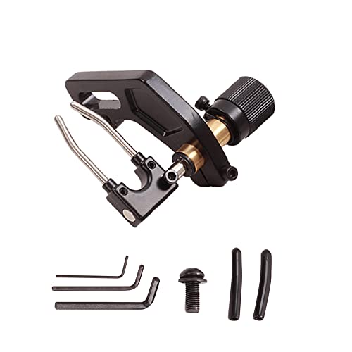 SOPOGER Black Arrow Rest for Recurve & Compound Bows - Hunting & Target Shooting
