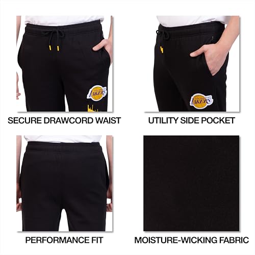 NBA Golden State Warriors Jogger Sweatpants - Large - Black