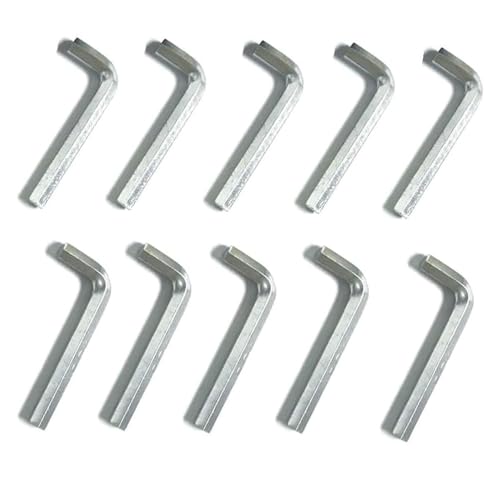 5mm L-Shaped Hex Key Set - 10 Piece Allen Wrench Tool Set 45x17mm