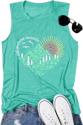 Women’s Sunrise Sunset Sunshine T Shirt - Medium Aqua Outdoor Hawaii Beach Nature Tee