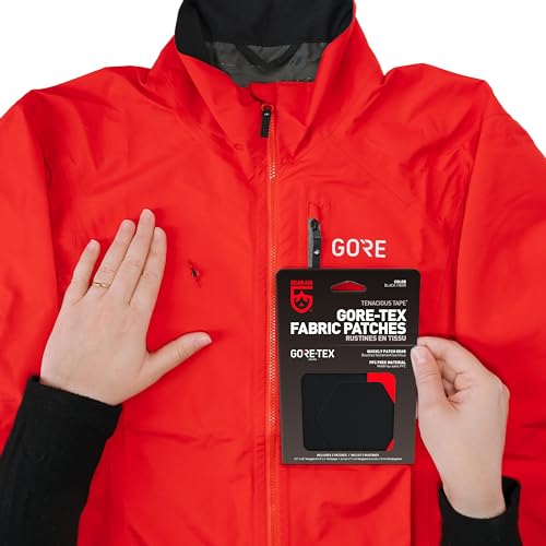Waterproof GORE-TEX Fabric Repair Patches - 4 Pack for Jackets & Gear