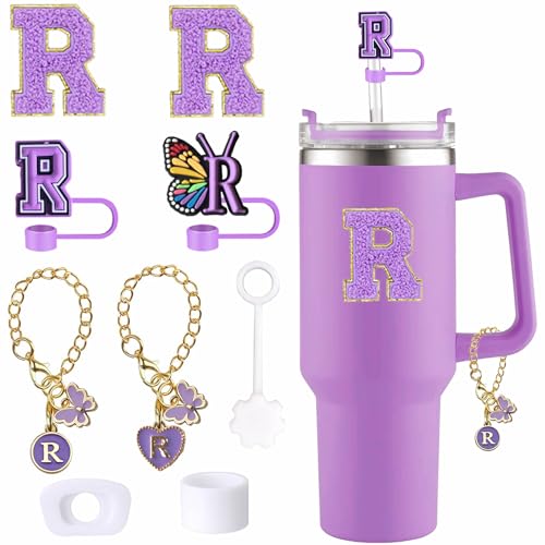 Butterfly Cup Accessories Set for Stanley 30oz/40oz - Purple R