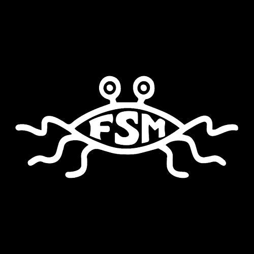 Flying Spaghetti Monster Vinyl Decal - Weatherproof - 5"