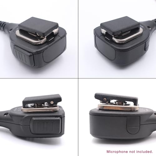 5 Pack Microphone Belt Clip Replacement for Motorola Walkie Talkies PMMN4013, PMMN4021, PMMN4022, and More