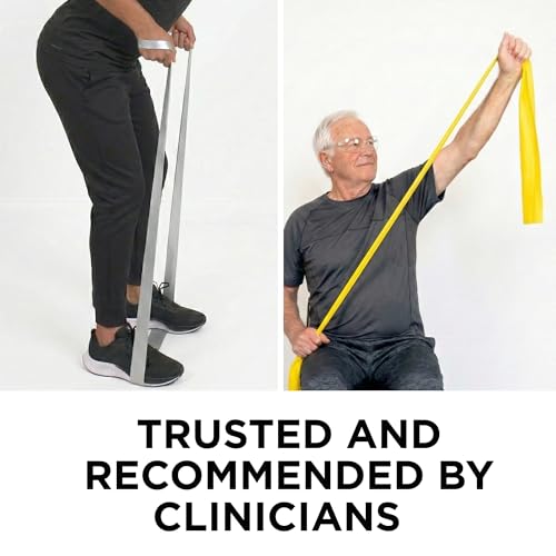Professional Resistance Band Set - 7 Color 6 Ft Bands for Exercise