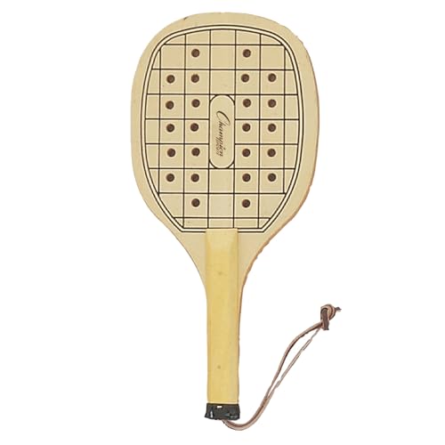 Champion Sports Wooden Paddleball Racket - Durable 16.5" Court Paddle for Beginners