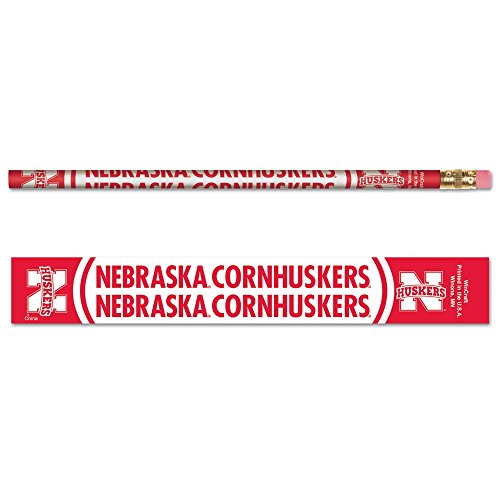 Nebraska Cornhuskers Pencils - 6 Pack, Team Color