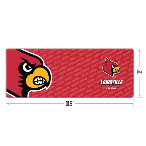 Louisville Cardinals Desk Pad - Water-Resistant, Non-Slip