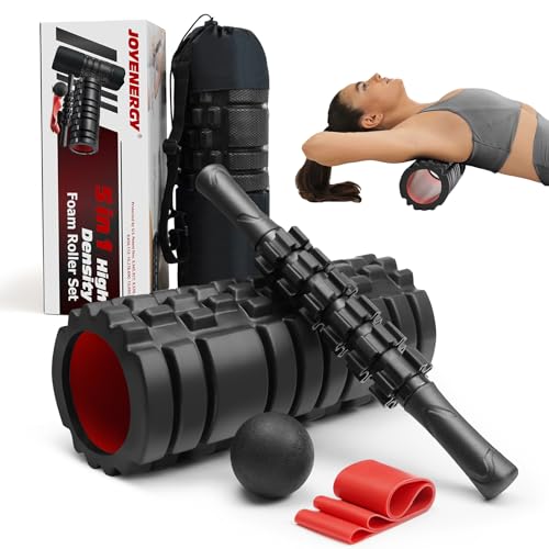 5 in 1 High Density Foam Roller Set for Muscle Recovery and Flexibility