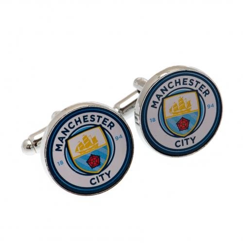 Official Manchester City F.C. Cufflinks - Fan Merchandise