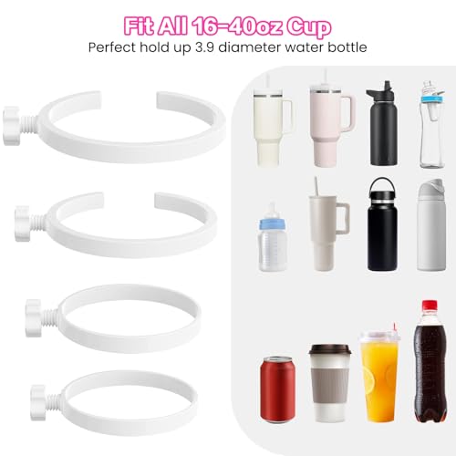 Cup Holder for Stanley 30 oz & 40 oz - White, Compatible with Bogg Bag