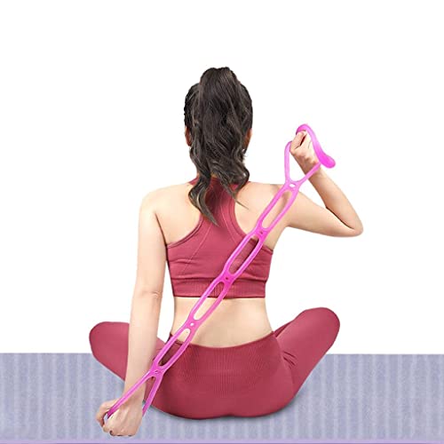 LACANEA Pink Adjustable Resistance Exercise Band Set for Full Body Workout & Physical Therapy