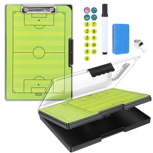 Tactical Coaching Clipboard for Soccer & Basketball - All-in-One Kit