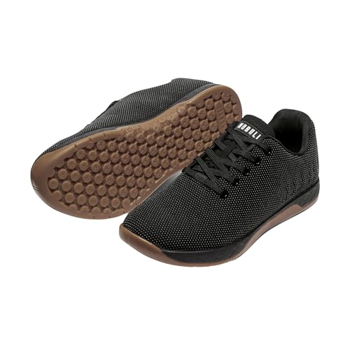 Men's Weightlifting Shoes with Flat Support & Rubber Grip Sole