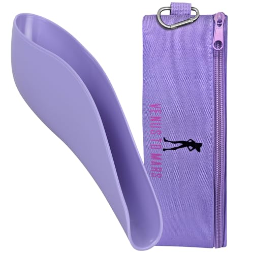 Purple Female Urination Device - Portable Female Urinal for Women, Travel & Outdoor Use
