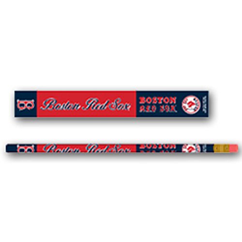 Boston Red Sox Pencils - 6 Pack of Officially Licensed Team Pencils