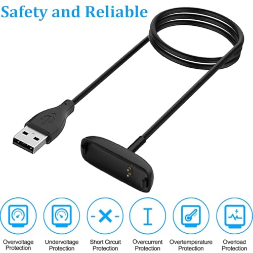 Replacement Charging Cable for Fitbit Inspire 2 & Ace 3 - 3.3ft