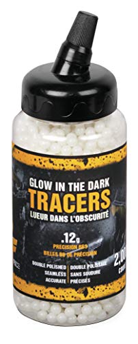 Glow in the Dark Tracer Airsoft BBs - .12 Gram, 2000 Count, One Size
