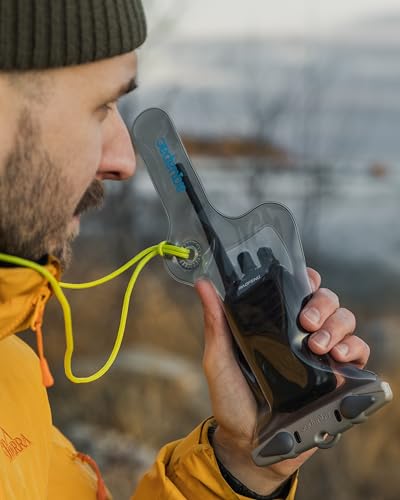 Aquapac Classic Waterproof VHF Radio Case Mini Grey - Marine & Outdoor Use
