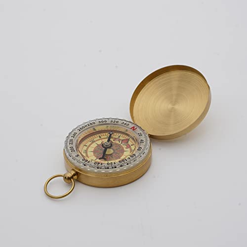 Classic Portable Pocket Compass for Hiking & Outdoor Activities