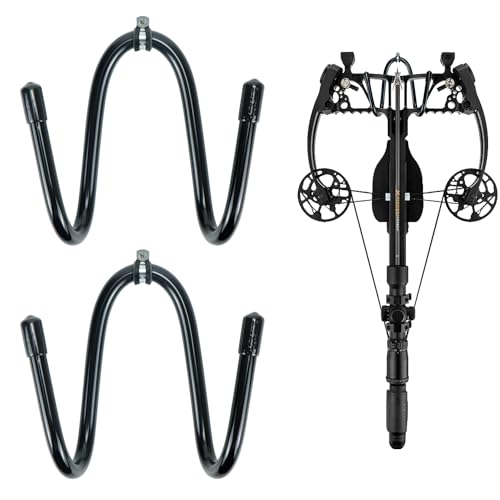 Adjustable Bow Hanger Wall Mount Rack - Pack of 2