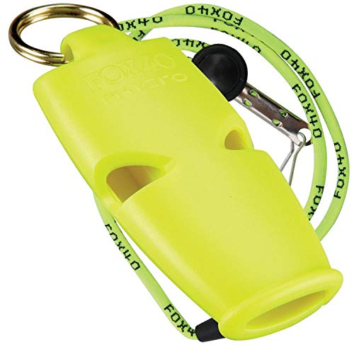 Compact Pealess Whistle with Lanyard for Outdoor Activities
