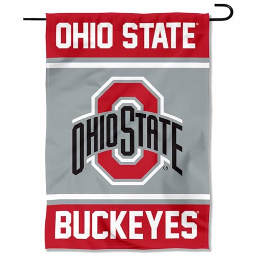 Ohio State Buckeyes Garden Flag - 13x18 Inch Double-Sided