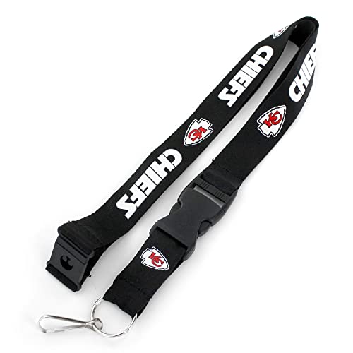 NFL Team Lanyard - Kansas City Chiefs - 22-Inch Black