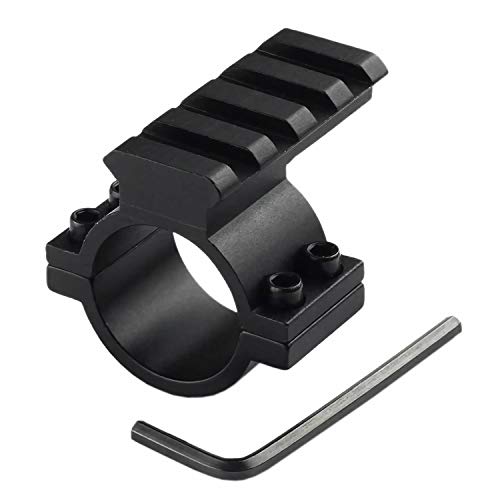 1-Inch Scope Ring Mount with Picatinny Weaver Rail for Tactical Accessories