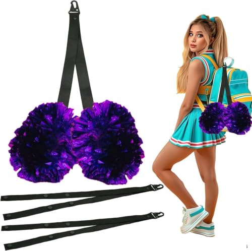 Pom Pom Holder Strap - Adjustable Length, 2 Pack