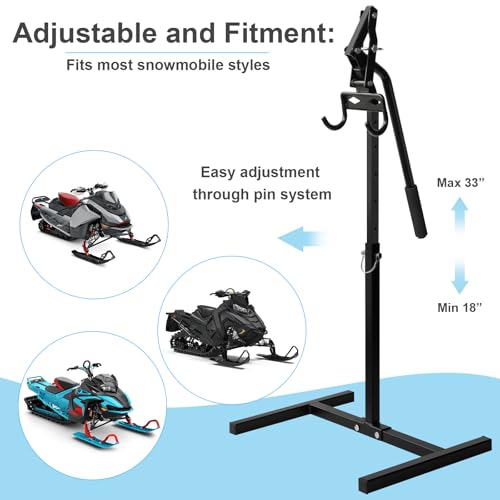 Snowmobile Lift Stand - Heavy Duty Jack for Repair, 2000 lbs Support