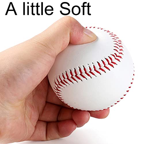 Soft Foam Baseball for Training - 9 Inch Blank Ball - White