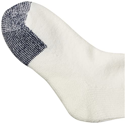 Thorlos Men's Max Cushion Basketball Crew Socks Large White
