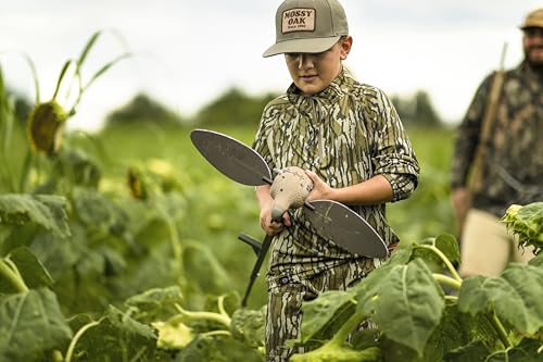 Mossy Oak Boys' Youth Camo Hunting Shirt - Medium, Original Bottomland