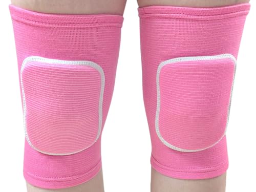 Knee Pads for Volleyball, Dance, and Sports - Medium, Pink