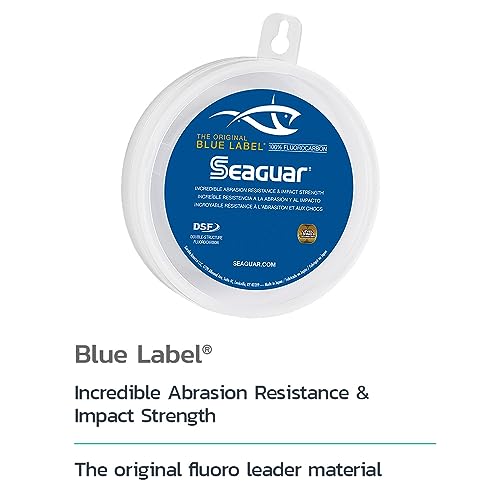 100% Fluorocarbon Fishing Leader Line for Saltwater - Multiple Sizes