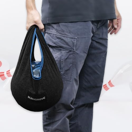 Bowling Ball Polisher with Microfiber Towel - Black
